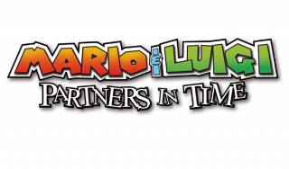 Mario & Luigi: Partners in Time's logo.