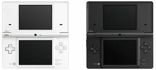 DSi black and white version side by side