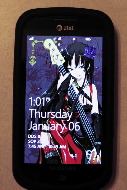  Apparently, Mio is a fan of WP7 . . .