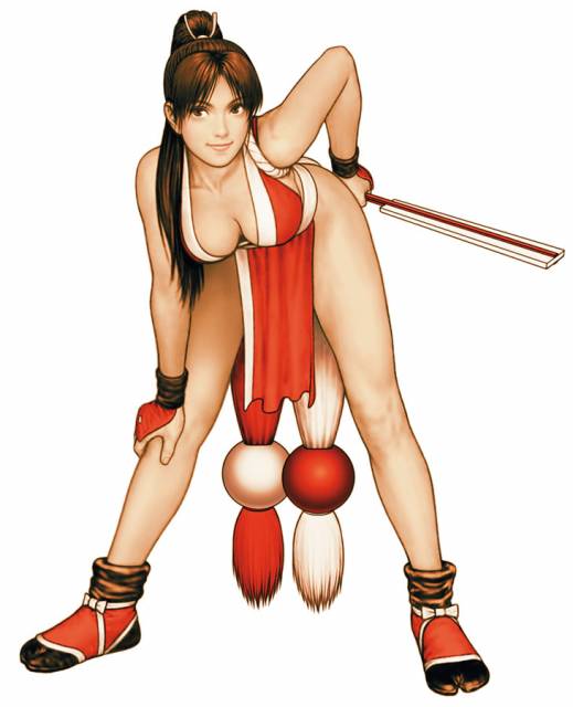 Mai Shiranui of the King of Fighters series.