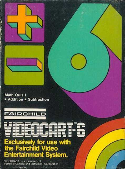 Videocart-6: Math Quiz I - Addition, Subtraction