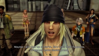 I dare you to defend the dialogue in Final Fantasy XIII. I double dog dare you.