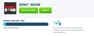 Giant Bomb's Extra Life team page is still making decent progress before the event starts!