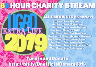 Tune in and donate if you can!