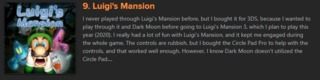 Someone put OG Luigi's Mansion on their GOTY list and I challenge you to find out who!