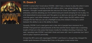 Facts or Harsh? Use the link to share if you agree with Capt_Blakhelm's assessment of Doom 3!