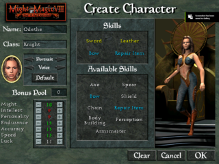 Oh, how I miss old CRPG character creation screens.