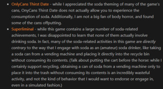 Some solid picks in this soda game thread.