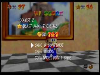 How many stars did you get for your best Mario 64 playthrough?