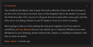 The Album Club is BACK!