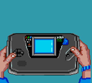 Yup, the Sega Game Gear in a Sega Game Gear game.