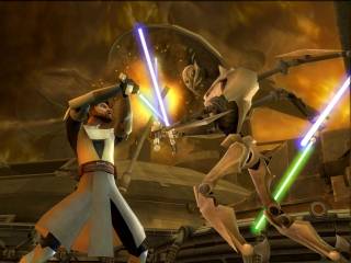 Obi-Wan Kenobi and General Grievous duelin'!