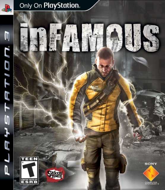 Front cover of inFamous (US) for PlayStation 3