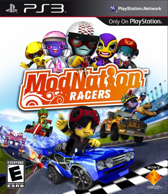 Front cover of ModNation Racers (US) for PlayStation 3