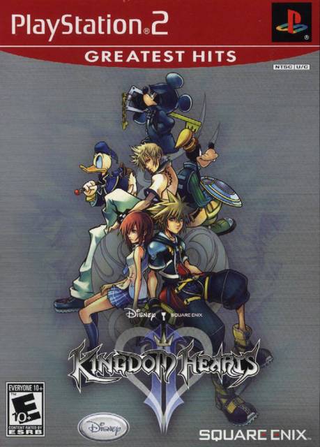 Front cover of Kingdom Hearts II Greatest Hits (US) for PlayStation 2