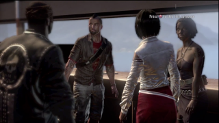 Is the woman on the far right dead?...That's the type of question you're going to ask a lot in these cutscenes.