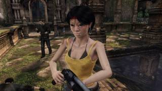 Rika in Uncharted 2's multiplayer.