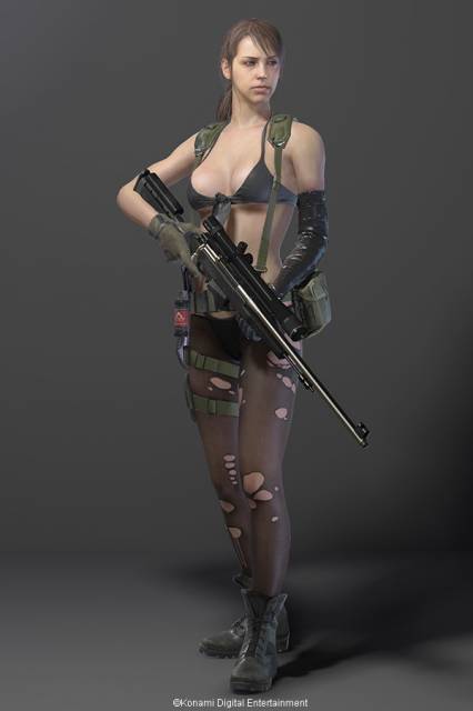 Quiet ended up becoming my favorite character in MGSV: The Phantom Pain. No, not because of that.