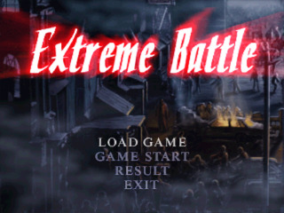 Extreme Battle title screen