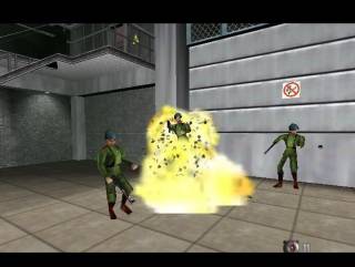   That's not a suicide bomber; Rare just loves explosions way too much. 