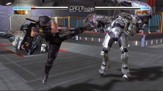 Ryu Hayabusa and Spartan-458 fight it out