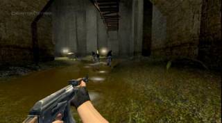 A screenshot from Counter-Strike: Source footage shown at E3 2004.