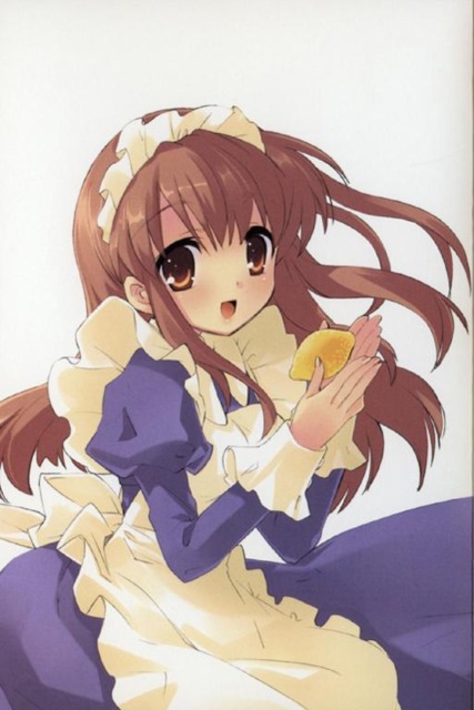 Mikuru in her maid costume