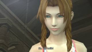 Give it up, fanboys. Her name is Aerith.