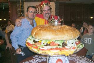 Possibly the biggest hamburger ever!