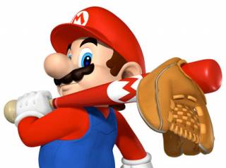 Mario, as he appears in Mario Superstar Baseball.