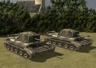  Crommwell tanks in Company of Heroes