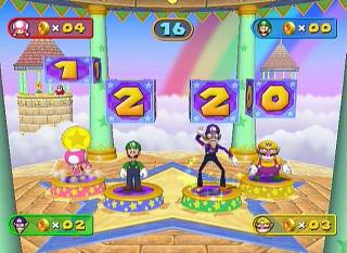 Cointagious - Minigame from the Mario Party series.