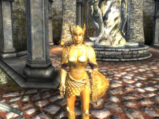 Golden Saint from the Shivering Isles