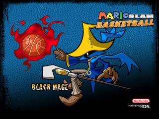 Black Mage in Mario Hoops 3-on-3.
