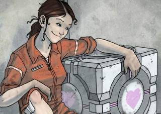  Chell & Companion Cube live happily ever after! 