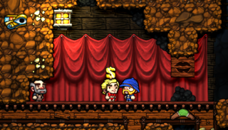 There's so much to discover in Spelunky, even kissing booths. who'da guessed!
