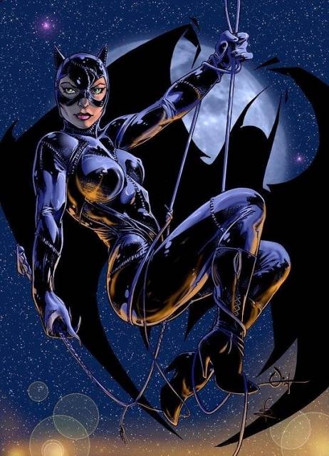  Official artwork of Catwoman.