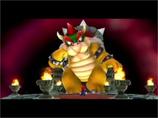   Even Bowser's frustrated by all the 1-ups! 