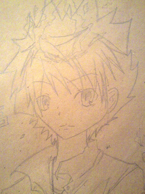  srsly, sry 4 the poor quality image... TT^TT BTW,  it's Tsuna from the KHR.