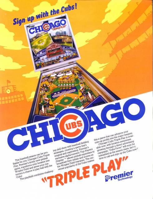 Chicago Cubs Triple Play