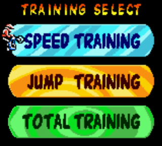  The Training Mode Select Screen