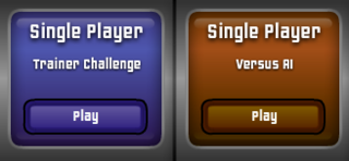 The Single Player Buttons