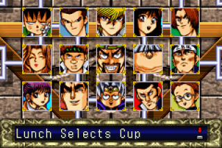 The tournament screen.