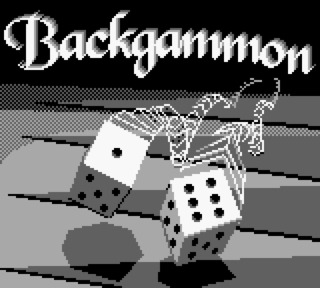 The Backgammon splash screen