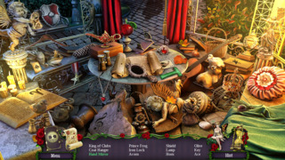 One of the games hidden object scenes