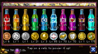 The relic sodas and tokens