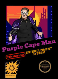 Purple Cape Man