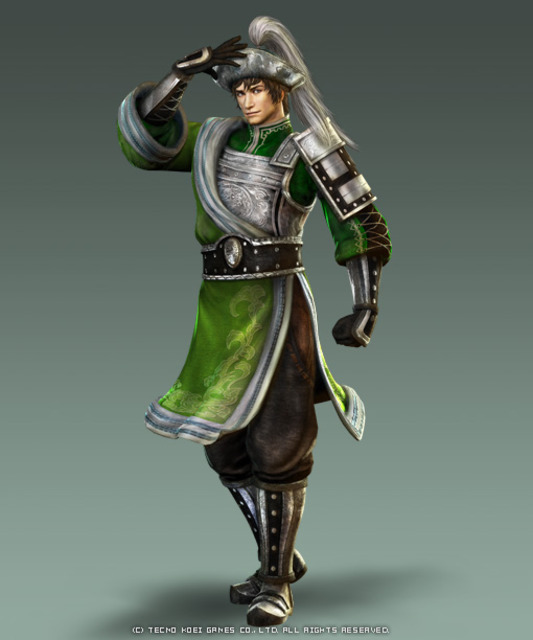 Ma Dai in Dynasty Warriors 7. Note the stylish hat (refer to trivia section).