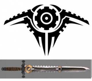 Reaver Sword and Morph Tattoo