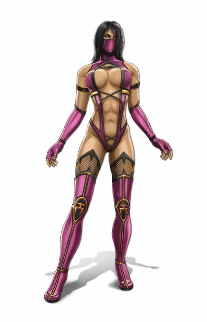 Mileena: deadly assassin and mentally unstable hybrid construct